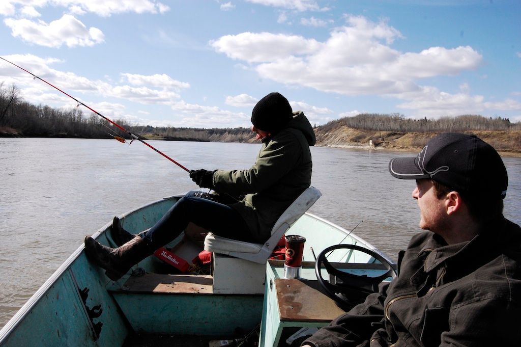 Fishing on Edmonton's North Saskatchewan SkyscraperPage Forum